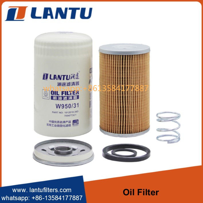 WholeSale Lantu Oil Filter Elements 1012010-36D 101201036D LF16294 W950/31 For FAW J6 Truck Oil Filter