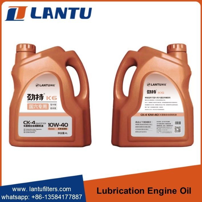 High Performance LANTU Synthetic Lubrication Engine Oil SAE 10W-40 Factory Price