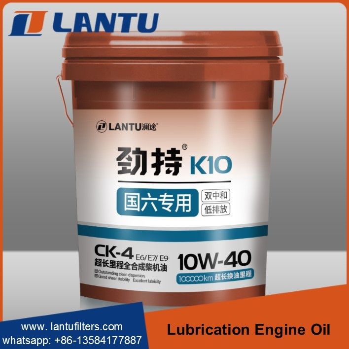 High Performance LANTU Synthetic Diesel Engine Oil  Lubricating Oil SAE 10W-30 10W-40 API CH-4 Factory Price