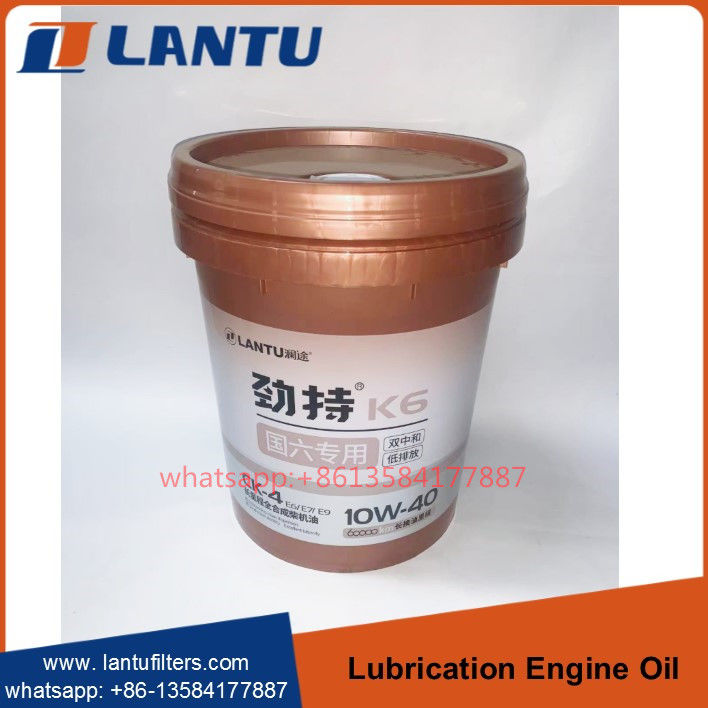 Lantu Truck Lubrication Engine Oil Full Synthetic Diesel Engine Oil Ck-4 Sae 10w-40 Keep Engine Clean