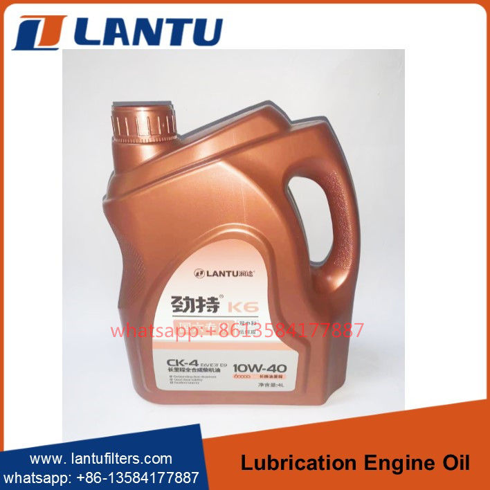 Lantu Truck Lubrication Engine Oil Full Synthetic Diesel Engine Oil Ck-4 Sae 10w-40 Keep Engine Clean