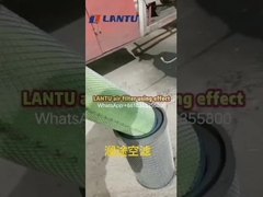 Lantu Truck Air filter using effect replaced at the truck service shop