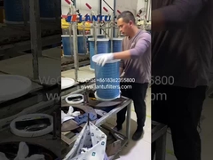 LANTU Truck Air filter cap making line workshop
