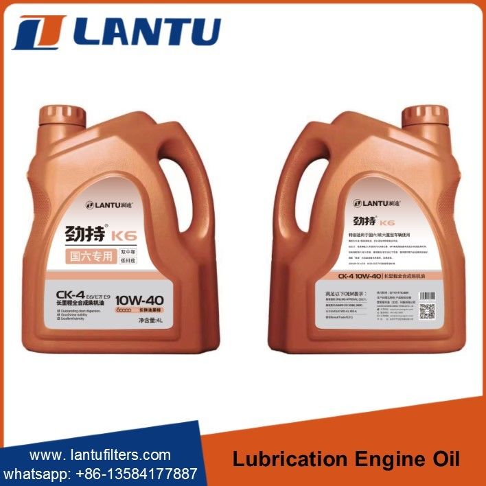 LANTU Truck Lubricating Oil OEM Factory Supply Full Synthetic Diesel Engine Oil SAE 10W-40